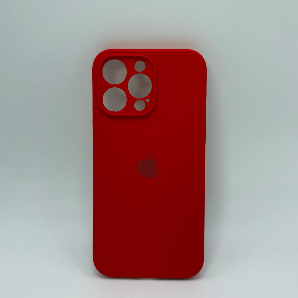 CASE IPHONE 13 PRO SILICONA ROJO