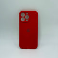CASE IPHONE 14 PRO MAX SILICONA ROJO