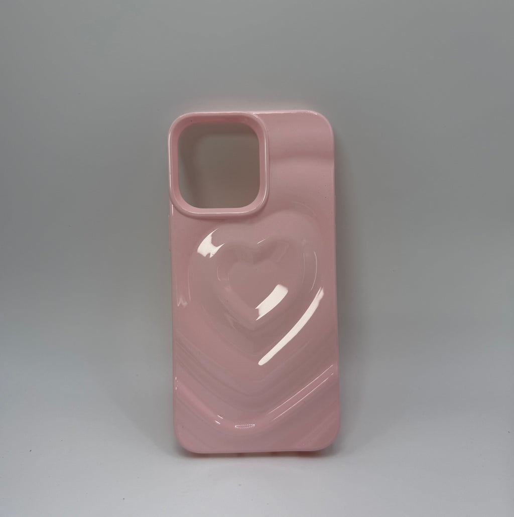 CASE IPHONE 14 PRO LOVE 3D ROSADO