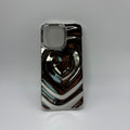 CASE IPHONE 15 PRO LOVE 3D PLATEADO