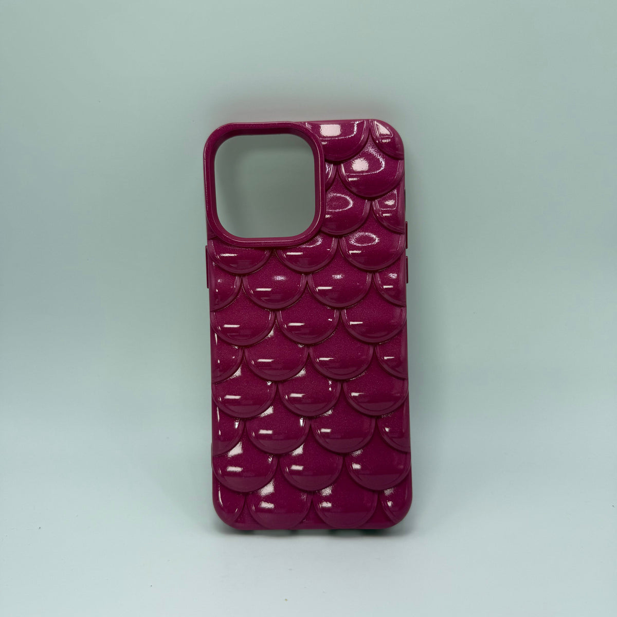 CASE IPHONE 14 PRO MAX ESCAMAS VINOTINTO