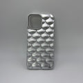 CASE IPHONE 14 PRO MAX ESCAMAS PLATEADO