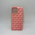 CASE IPHONE 15 PRO MAX ESCAMAS ROSADO