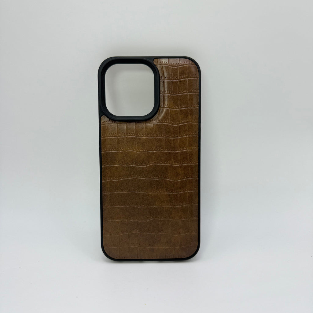 CASE IPHONE 14 PRO COCODRILO CAFE