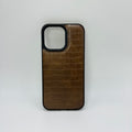 CASE IPHONE 13 PRO COCODRILO CAFE
