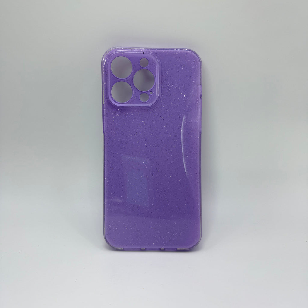 CASE IPHONE 14 PRO DESTELLOS LILA