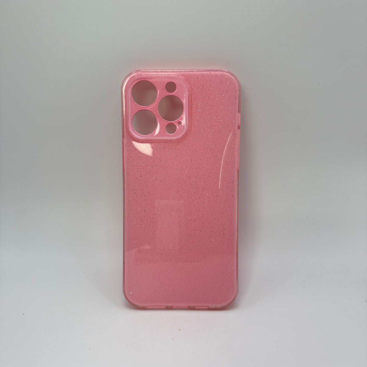 CASE IPHONE 14 PRO DESTELLOS ROSADO
