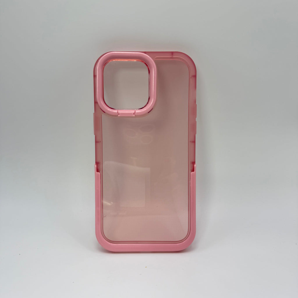 CASE IPHONE 14 PRO MAX SOPORTE ROSADO