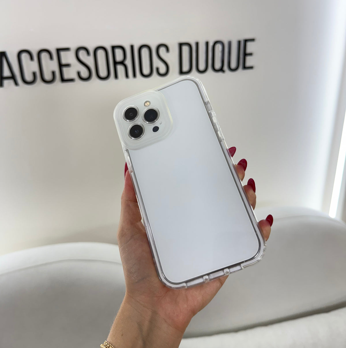 CASE IPHONE 12 PRO MAX 360 BLANCO