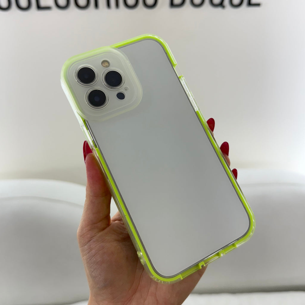 CASE IPHONE 13 PRO 360 VERDE FOSFORESCENTE