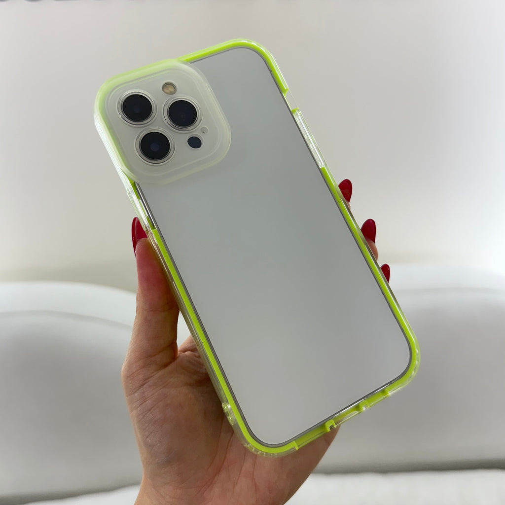 CASE IPHONE 13 PRO MAX 360 VERDE FOSFORESCENTE