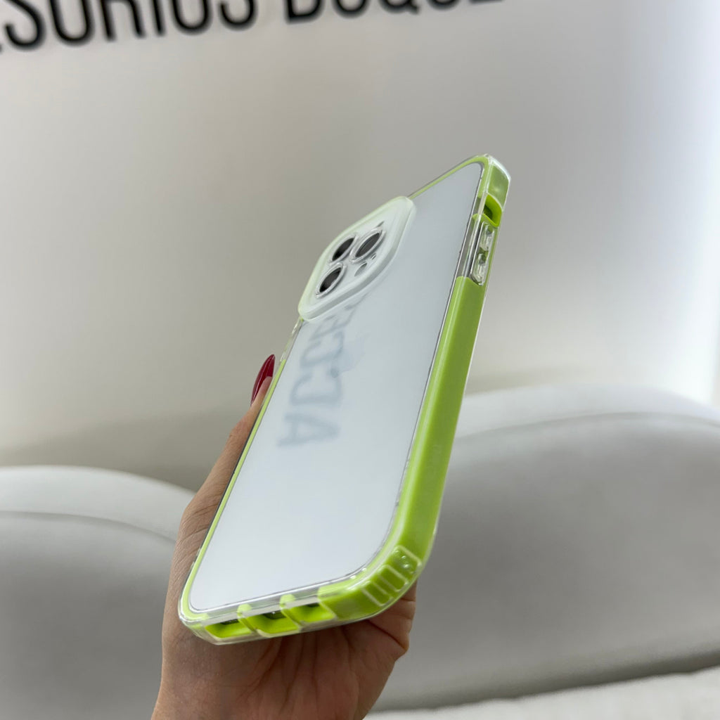 CASE IPHONE 13 PRO 360 VERDE FOSFORESCENTE