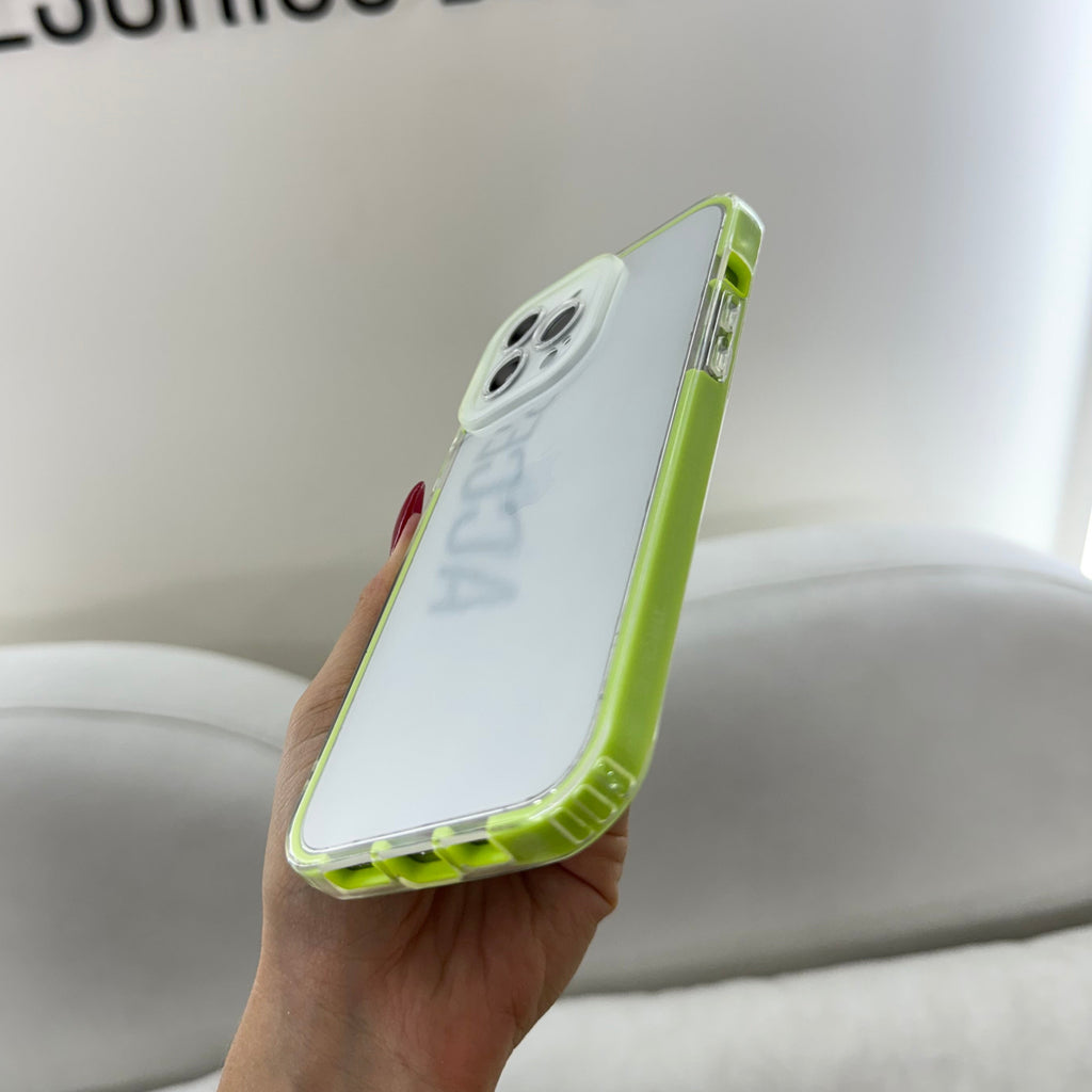 CASE IPHONE 13 PRO MAX 360 VERDE FOSFORESCENTE