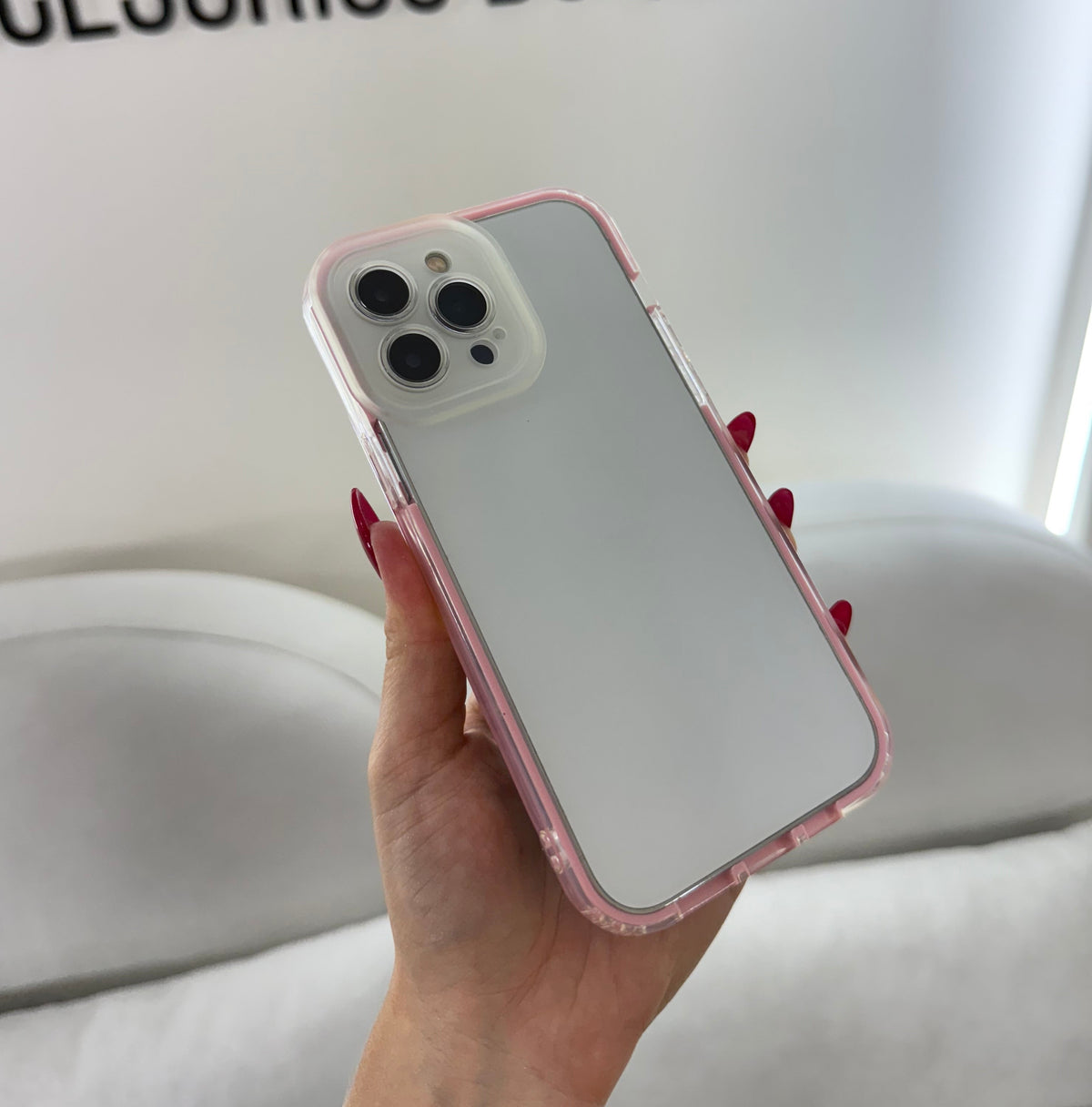 CASE IPHONE 12 PRO MAX 360 ROSADO