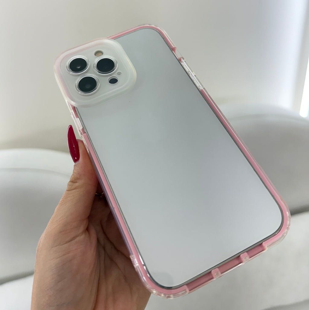 CASE IPHONE 13 PRO 360 ROSADO