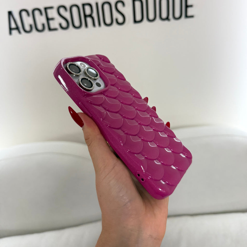 CASE IPHONE 13 PRO ESCAMAS VINOTINTO