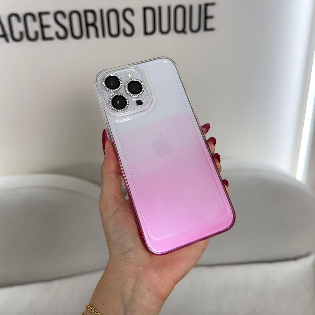 CASE IPHONE 12 PRO MAX DEGRADE ROSADO