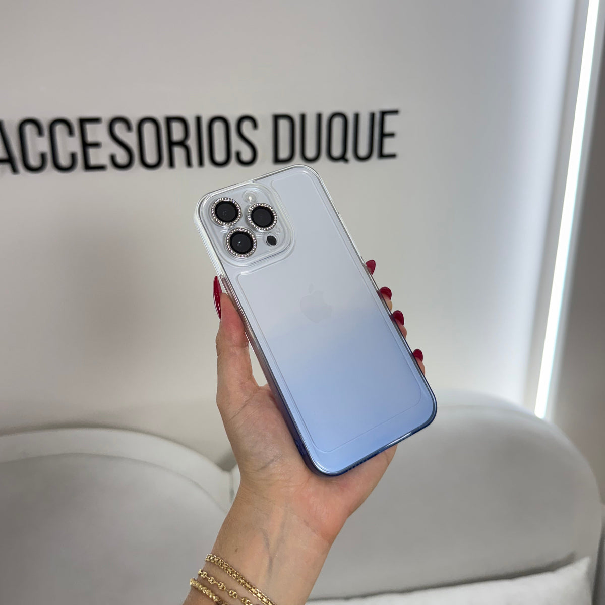 CASE IPHONE 12 PRO MAX DEGRADE AZUL