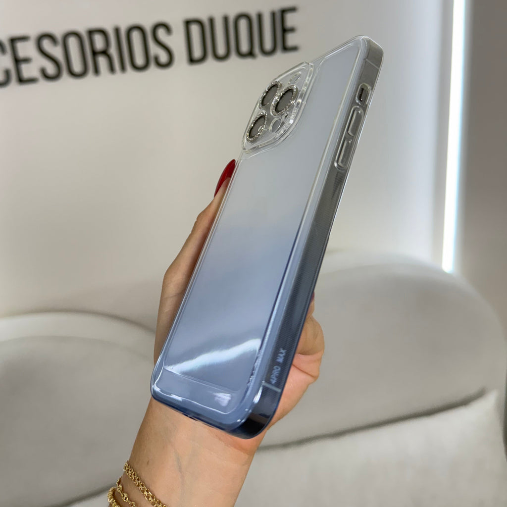 CASE IPHONE 13 PRO DEGRADE AZUL