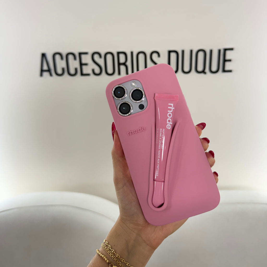 CASE IPHONE 15 PRO RHODE ROSADO