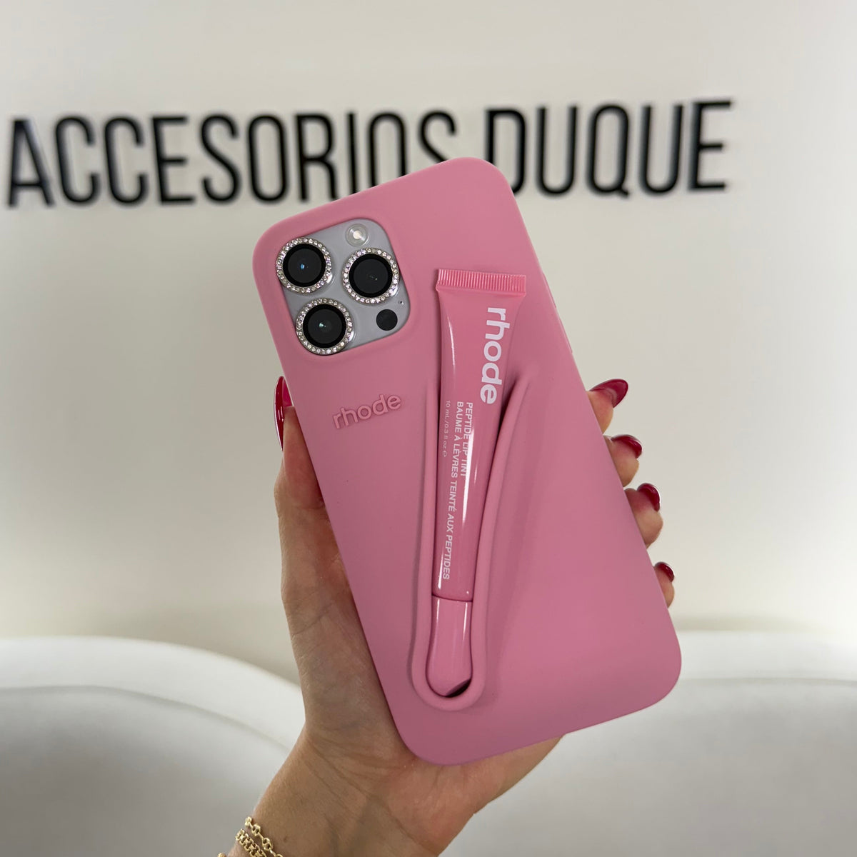 CASE IPHONE 13 PRO MAX RHODE ROSADO