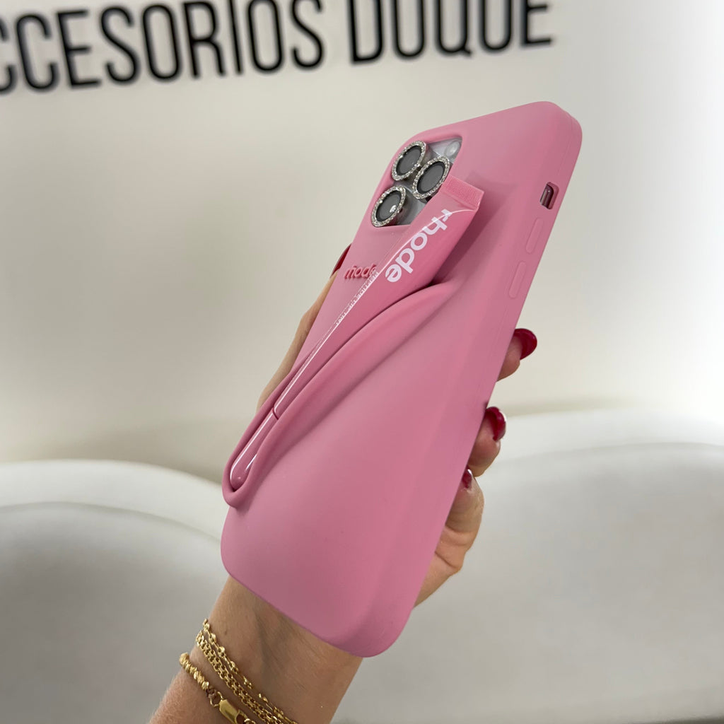 CASE IPHONE 15 PRO MAX RHODE ROSADO