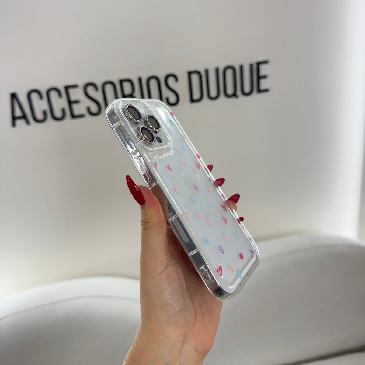 CASE IPHONE 14 PRO MAX CORAZONES