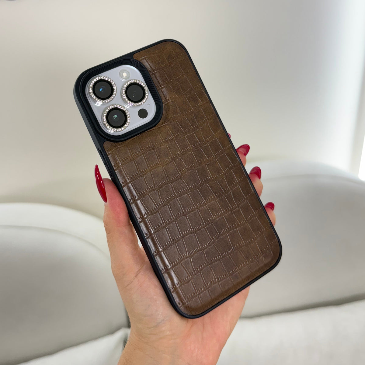 CASE IPHONE 13 PRO MAX COCODRILO CAFE