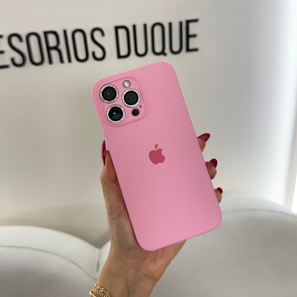 CASE IPHONE 11 PRO MAX SILICONA ROSADA