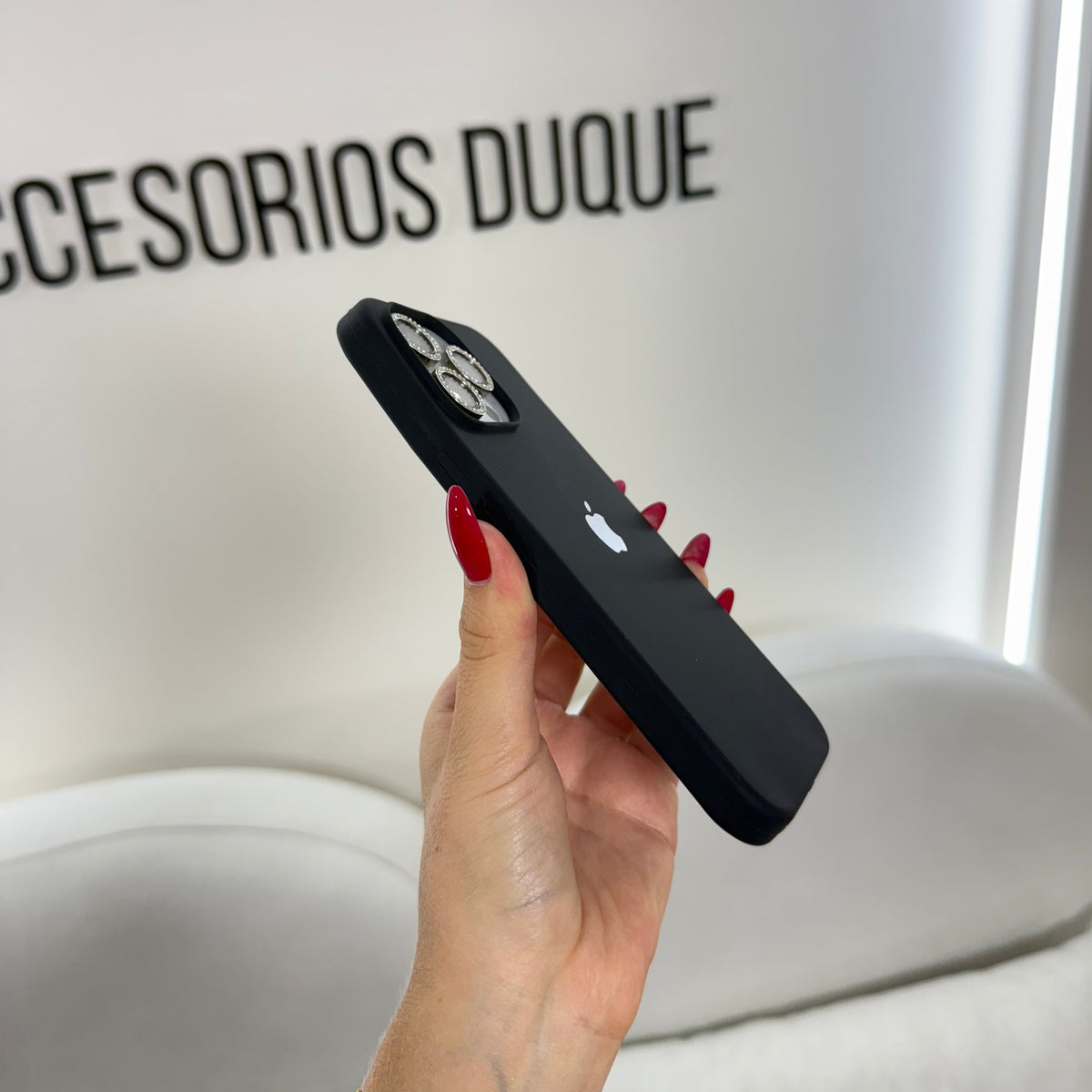 CASE IPHONE 11 PRO MAX SILICONA NEGRA