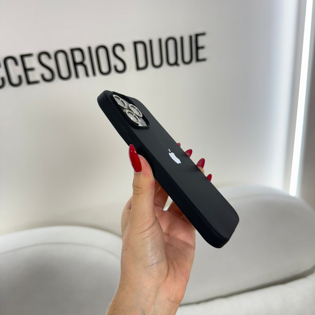 CASE IPHONE 13 PRO SILICONA NEGRO