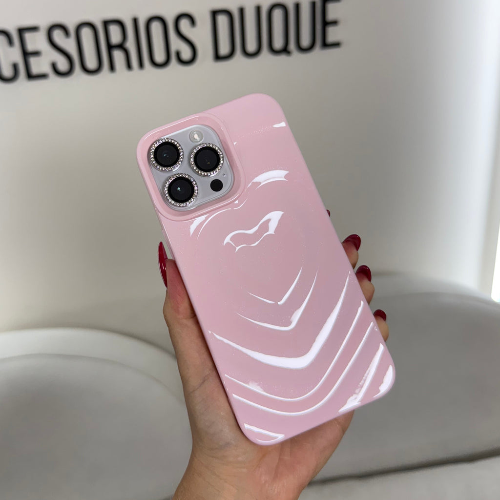 CASE IPHONE 13 PRO MAX LOVE 3D ROSADO
