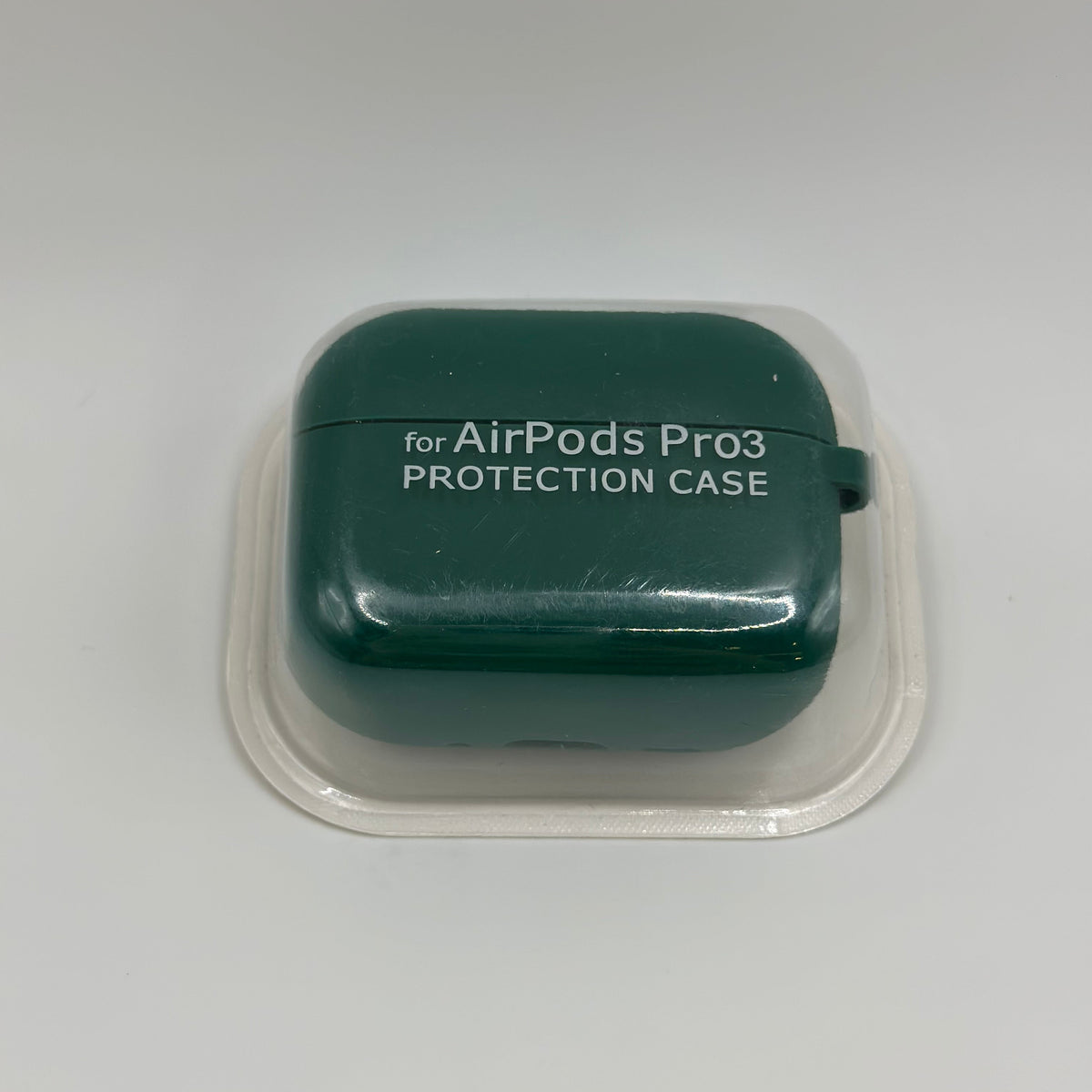 CASE AIRPODS PRO 3 UNICOLOR VERDE OSCURO