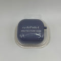 CASE AIRPODS 4TA GENERACION UNICOLOR AZUL LAVANDA