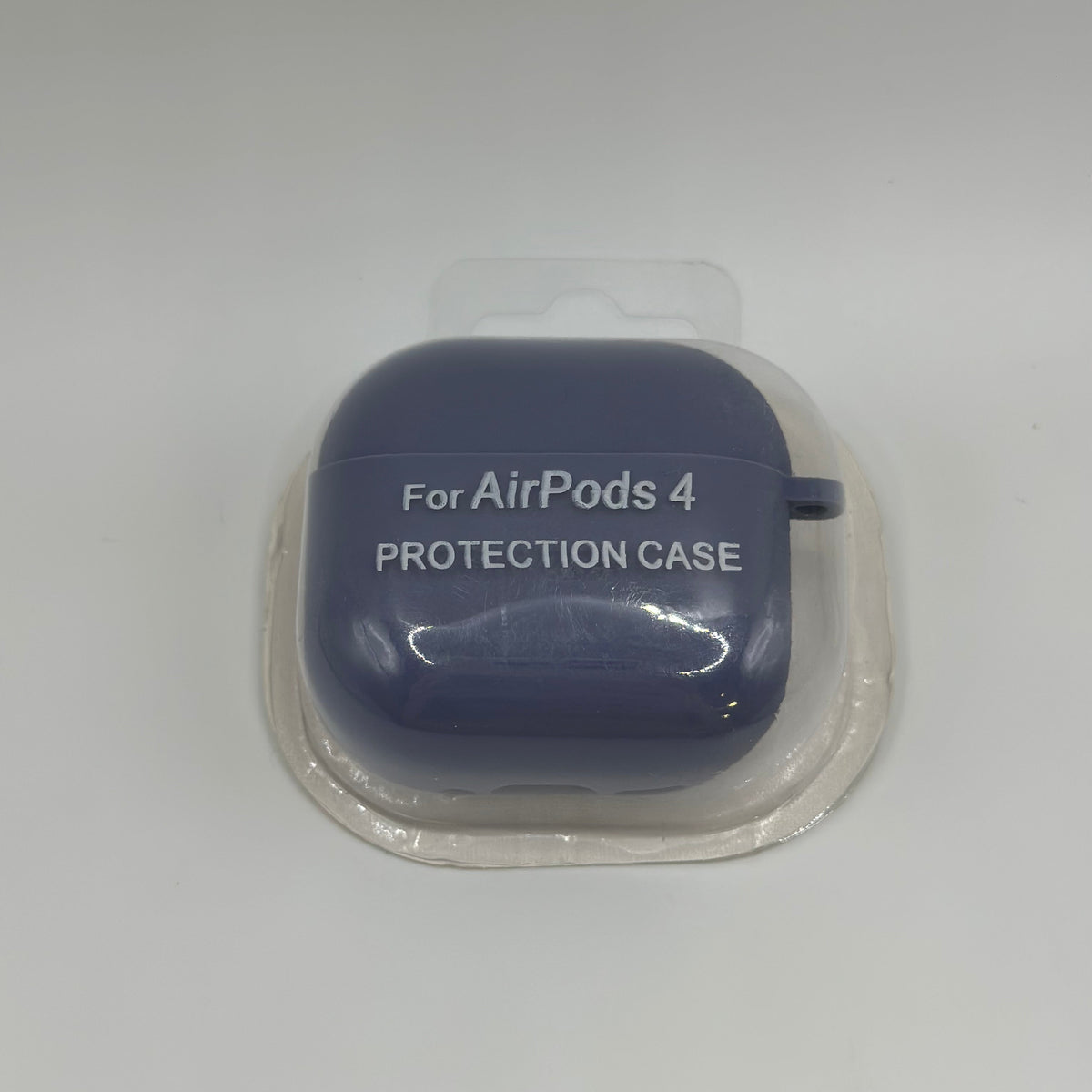 CASE AIRPODS 4TA GENERACION UNICOLOR AZUL LAVANDA