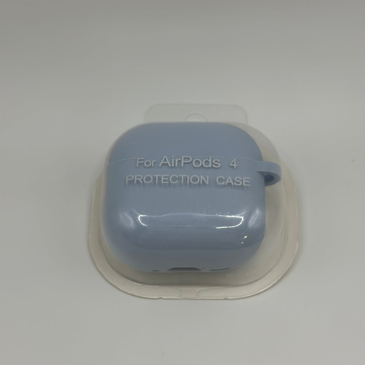 CASE AIRPODS 4TA GENERACION UNICOLOR CELESTE