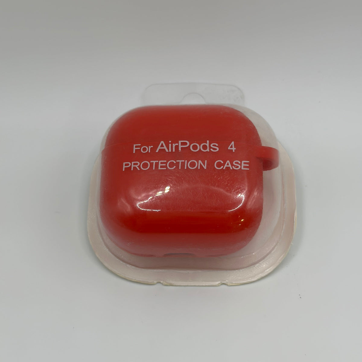CASE AIRPODS 4TA GENERACION UNICOLOR ROJO