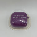 CASE AIRPODS 4TA GENERACION UNICOLOR MORADO