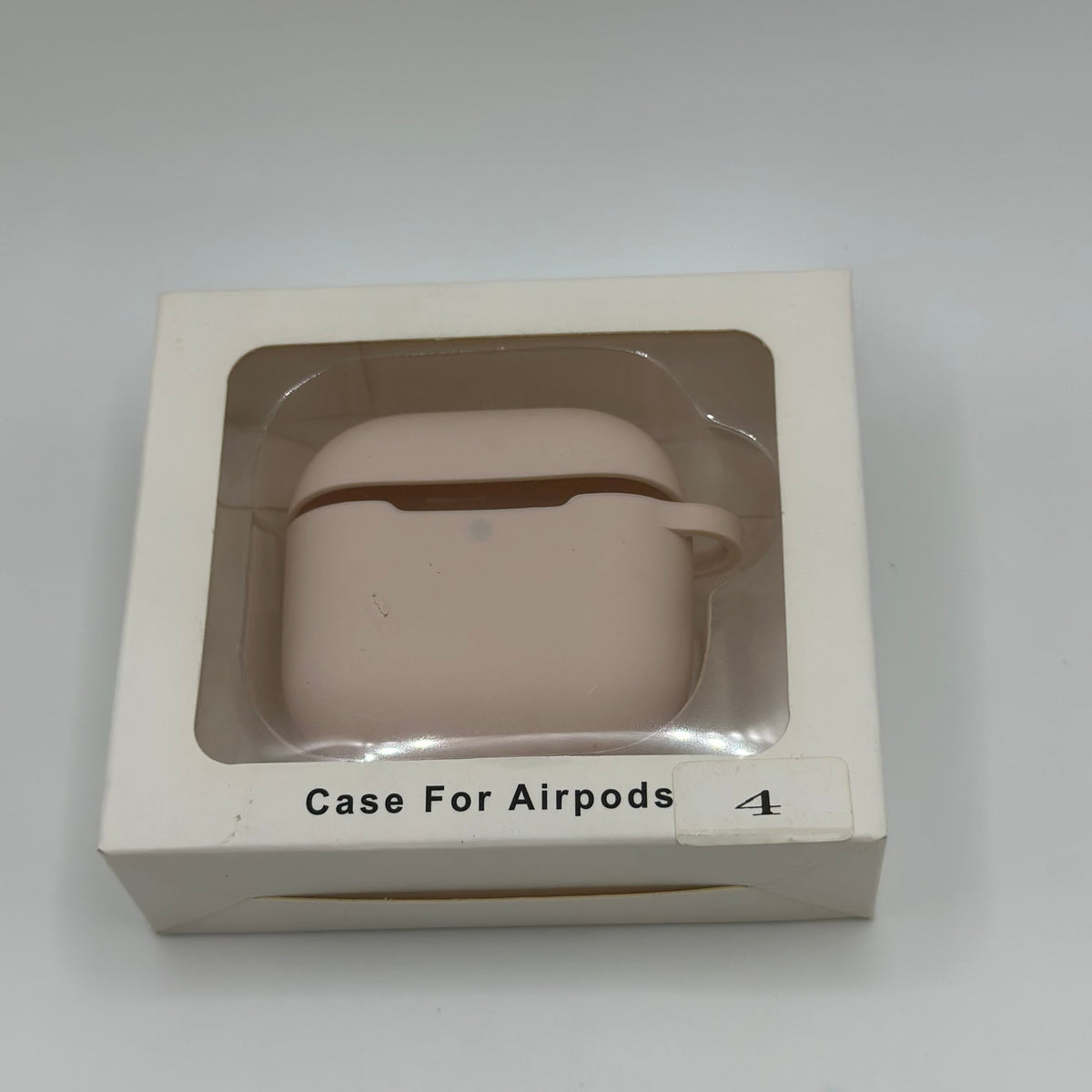 CASE AIRPODS 4TA GENERACION GOMA PALO DE ROSA