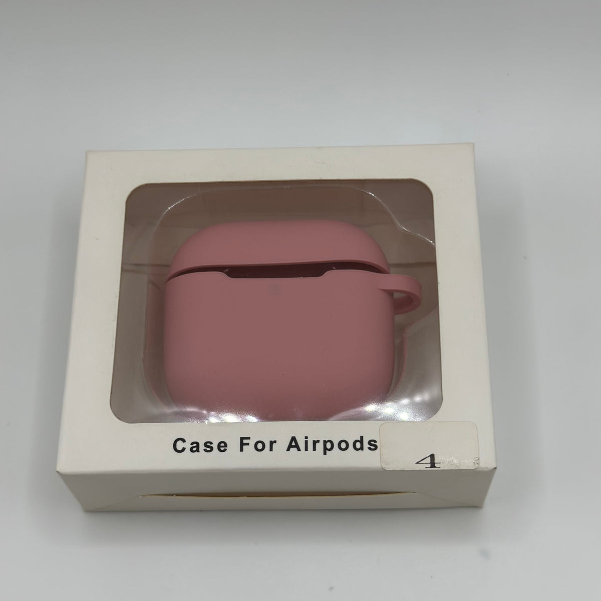 CASE AIRPODS 4TA GENERACION GOMA ROSA