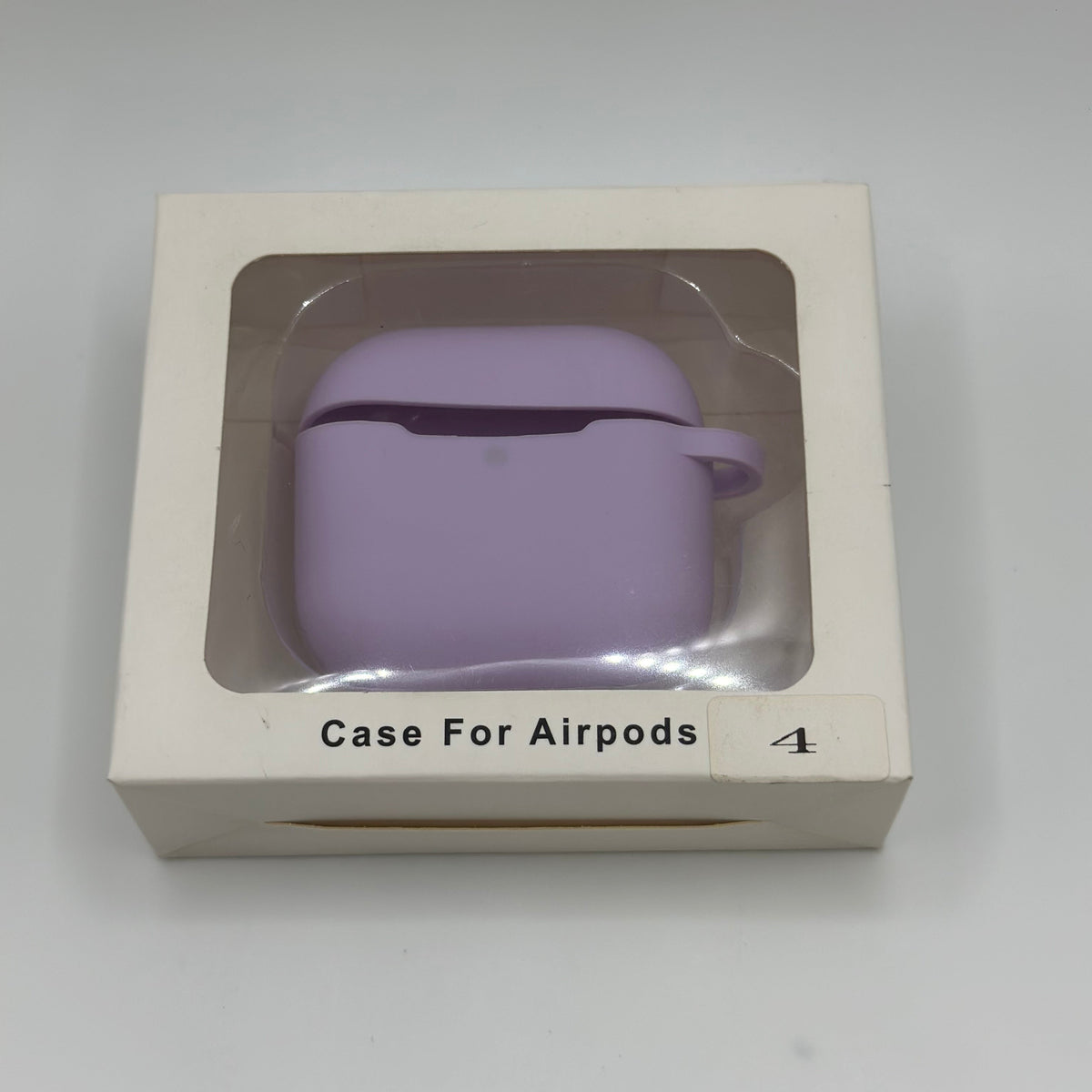 CASE AIRPODS 4TA GENERACION GOMA LILA