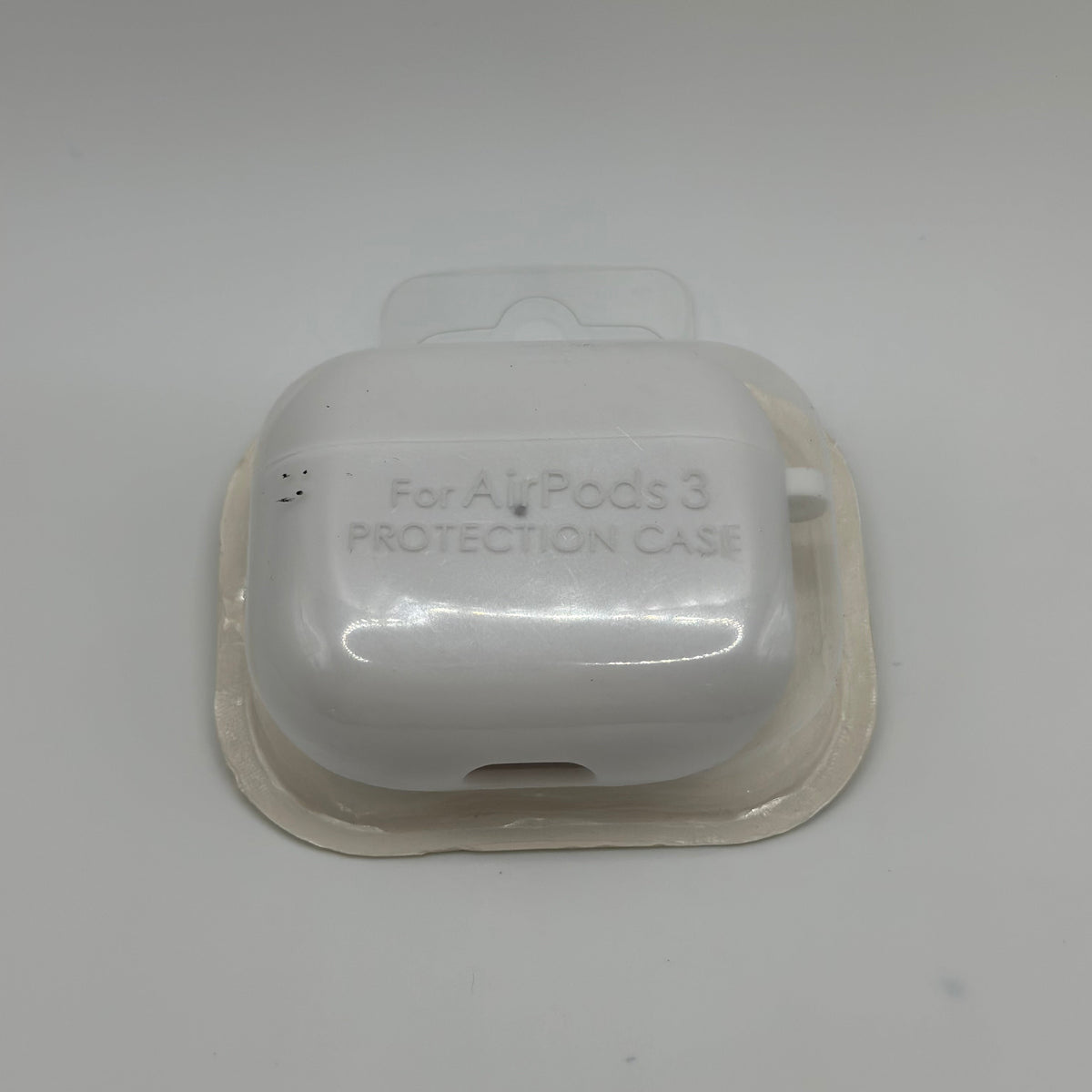 CASE AIRPODS 3RA GENERACION UNICOLOR BLANCO