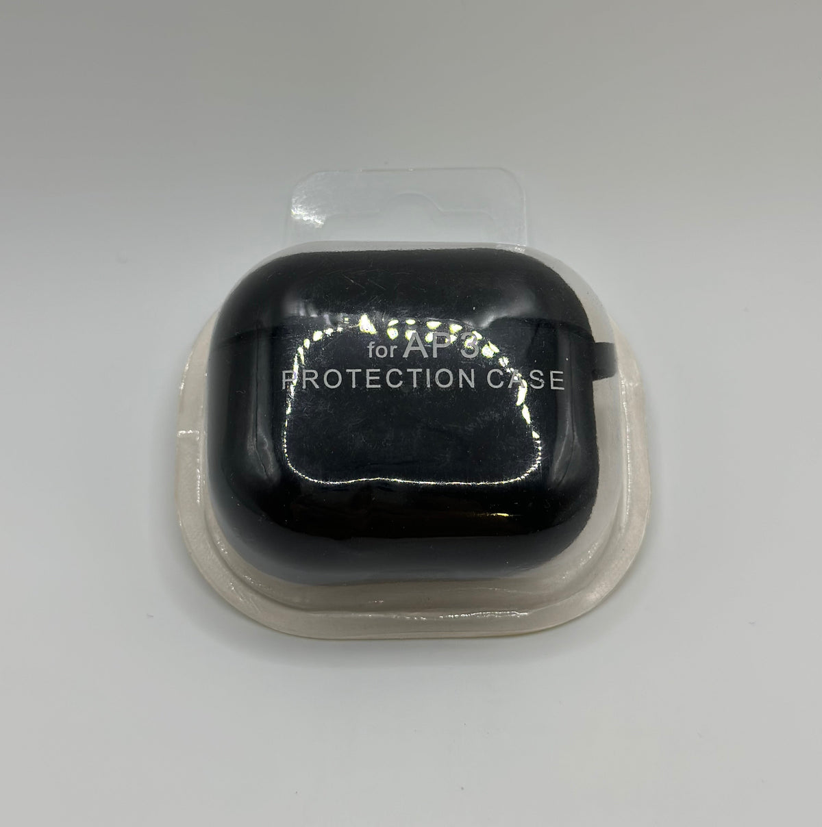 CASE AIRPODS 3RA GENERACION UNICOLOR NEGRO