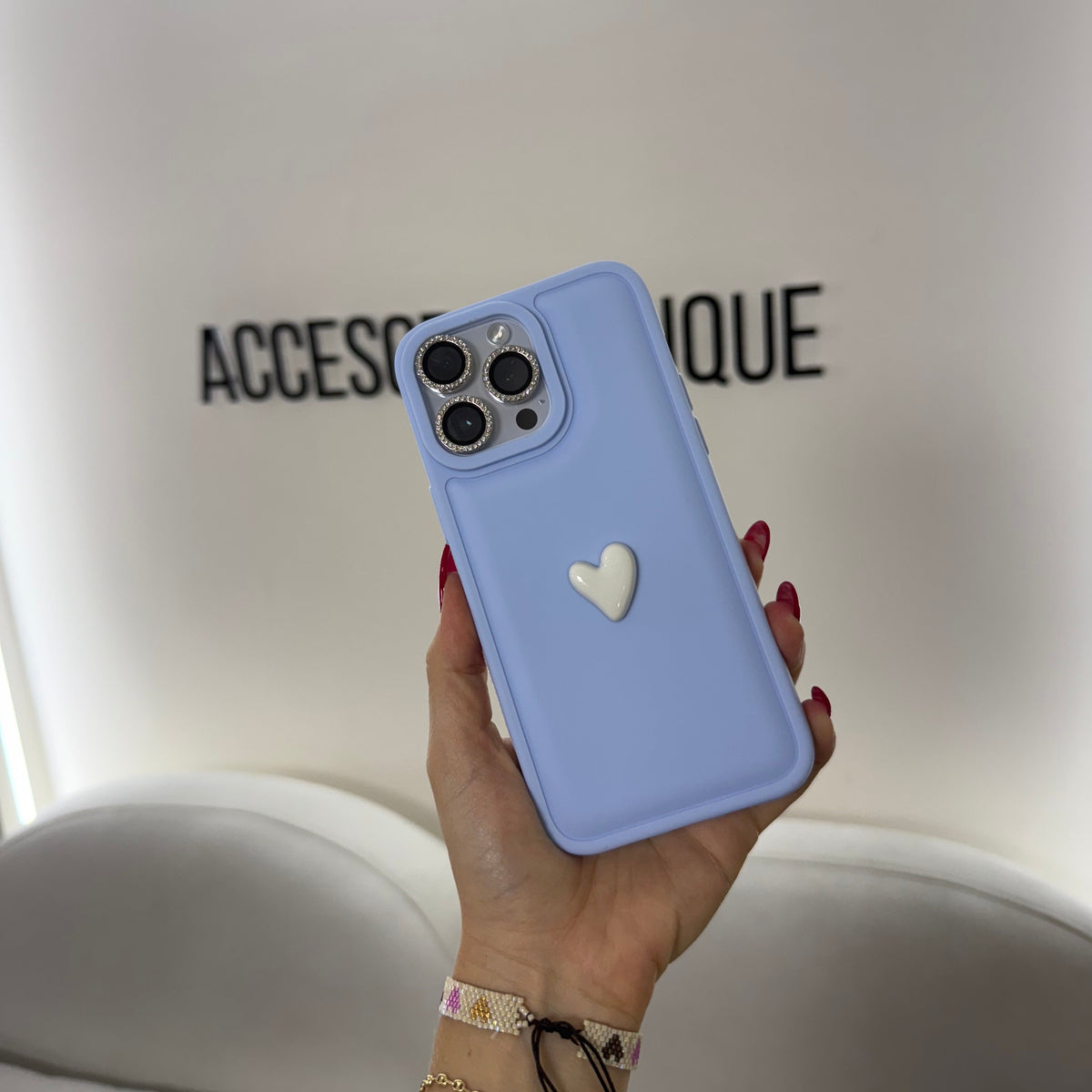 CASE IPHONE 13 PRO MAX ENCANTÓ AZUL