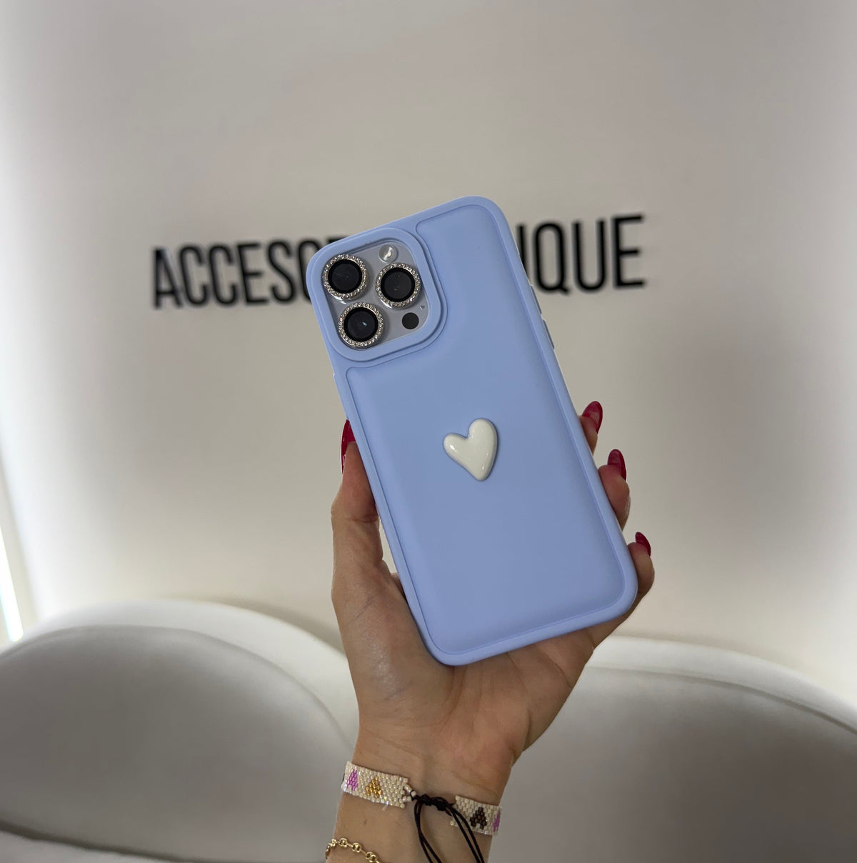 CASE IPHONE 15 PRO MAX ENCANTO AZUL