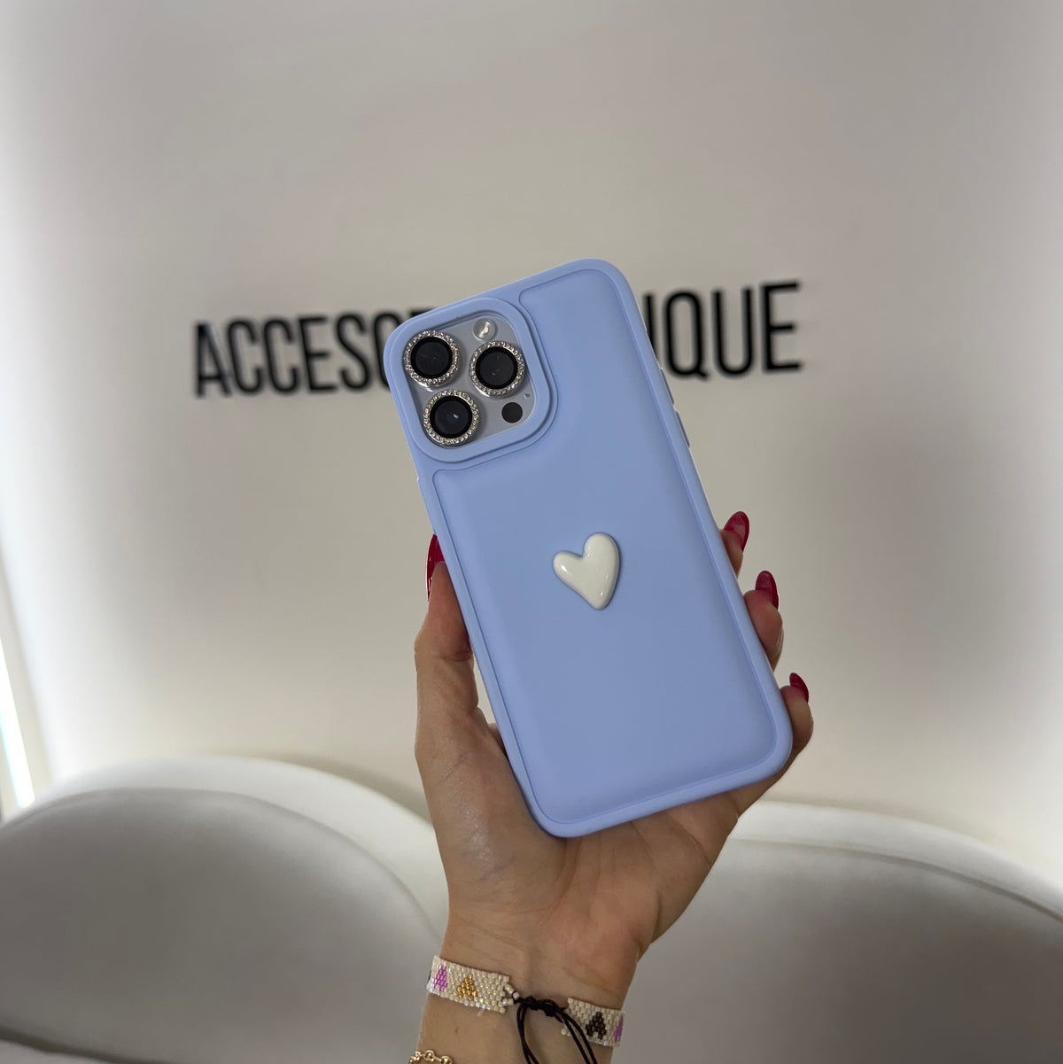 CASE IPHONE 16 PRO MAX ENCANTO AZUL