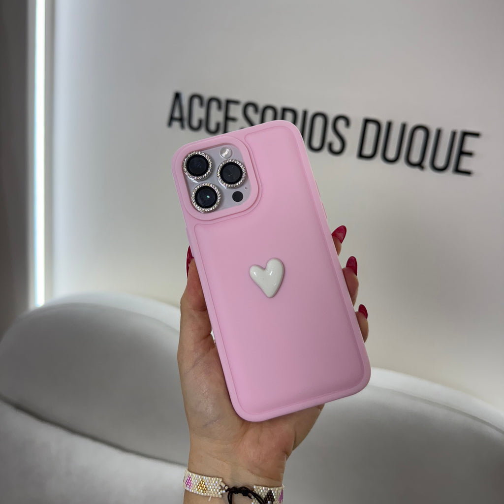 CASE IPHONE 12 -12 PRO ENCANTÓ ROSASO