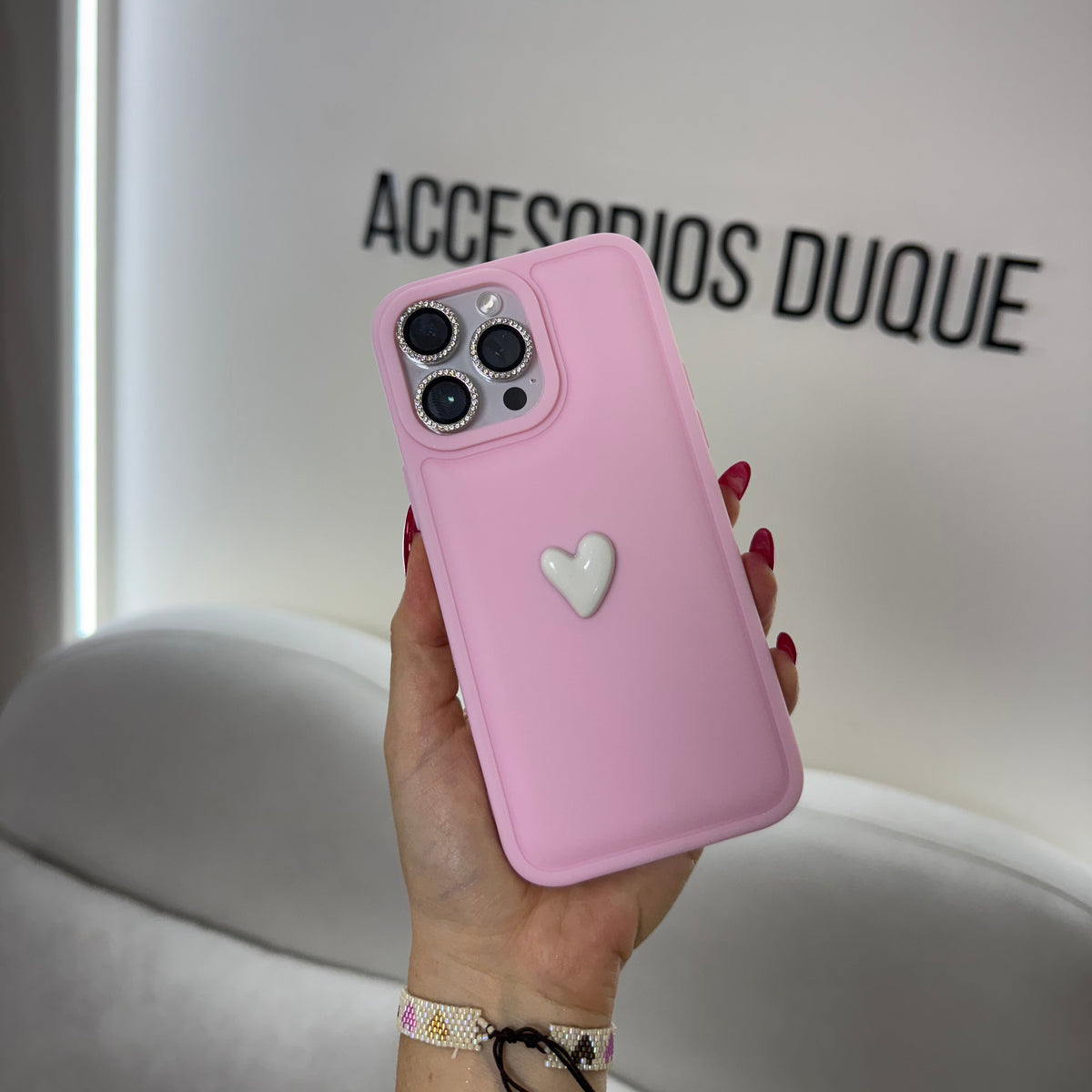 CASE IPHONE 13 PRO MAX ENCANTÓ ROSADO