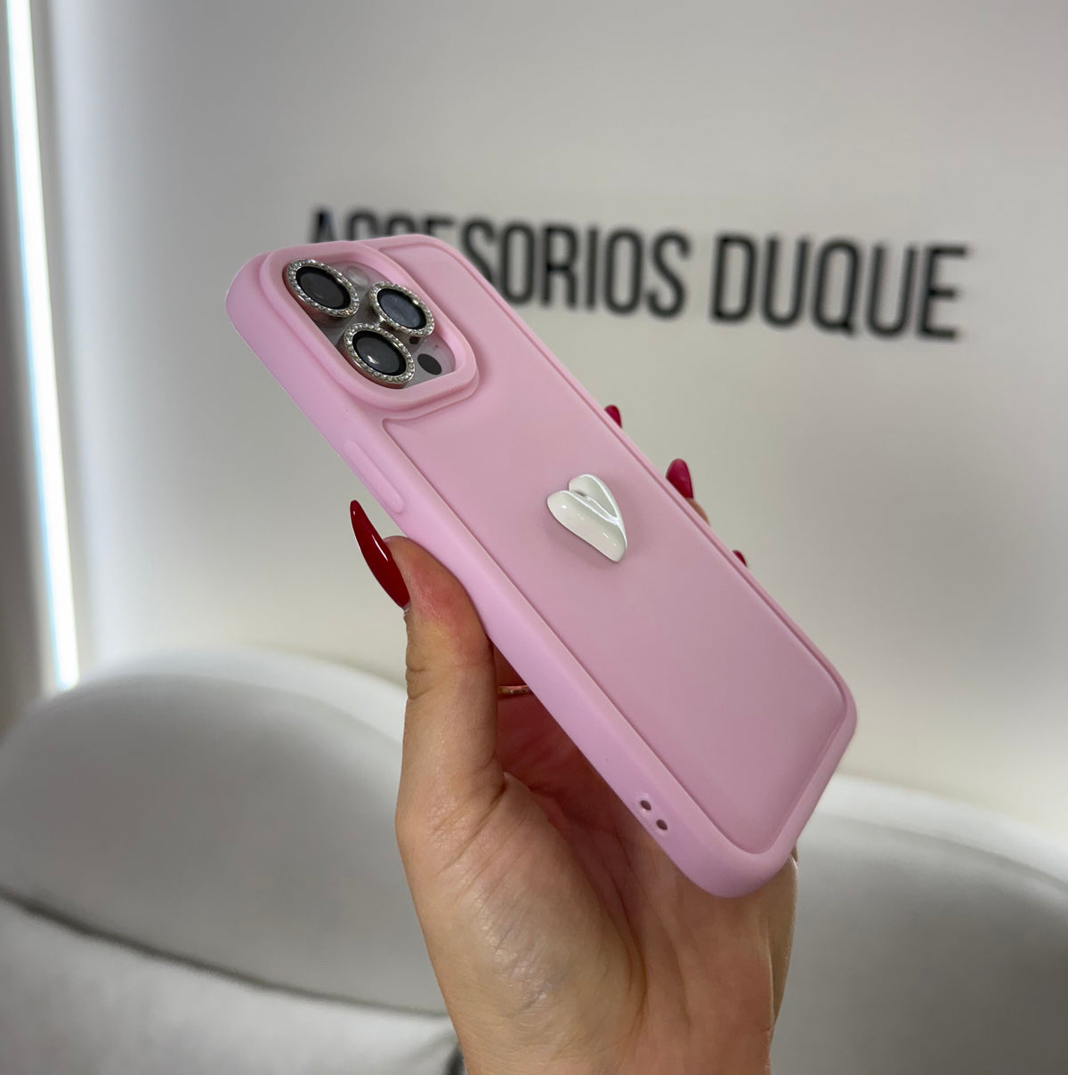 CASE IPHONE 14 PRO MAX ENCANTÓ ROSADO