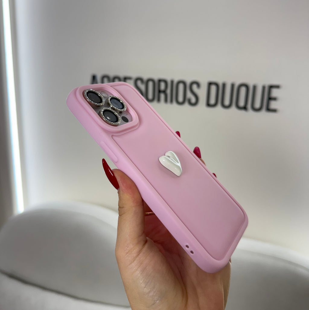 CASE IPHONE 14 PRO ENCANTÓ ROSADO